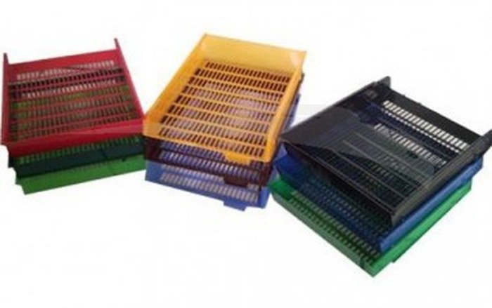 CORBEILLE A COURRIERS - FAIBO - INCASSABLES - Lot de 6 corbeilles