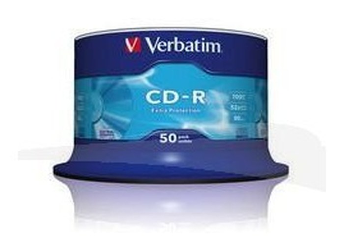 Boite de 50 CD-R - VERBATIM - 52X 700MB - EXTRA PROTECTION