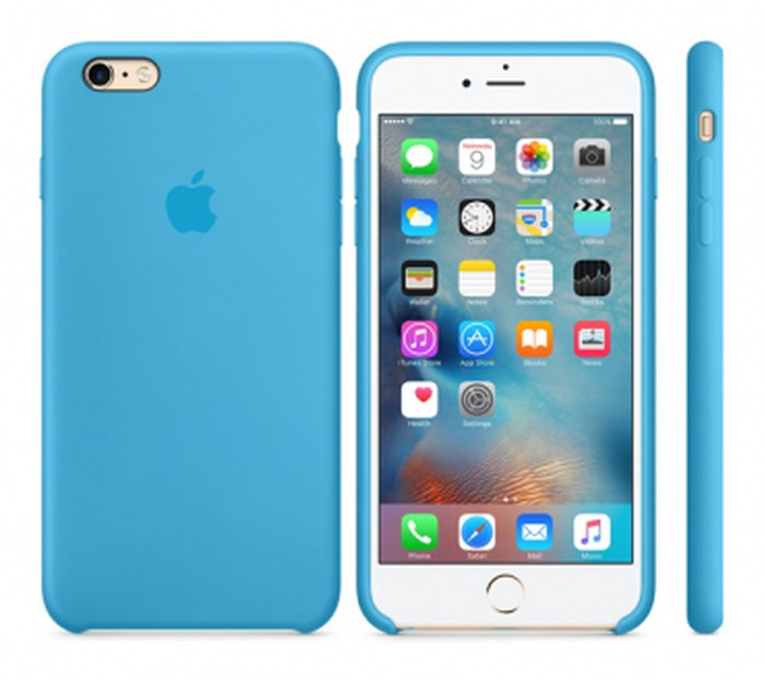 iPhone 6s Plus Silicone Case Blue