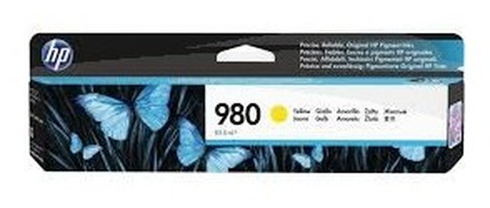 CARTOUCHE HP 980 YellowOriginal Ink Cartridge Réf : D8J09A