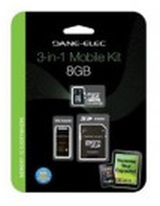 DANEELEC Carte Micro SD CL10 3IN 1 8GB (DA-3IN1C1008G-R)
