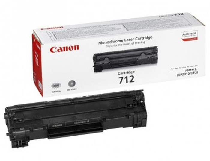 Cartouche de toner Canon 712 Noir - 1500 Pages