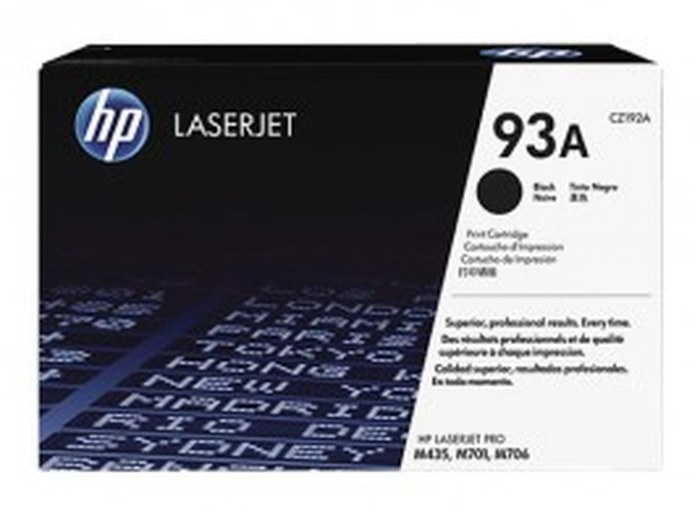 Cartouche authentique de toner noir HP LaserJet 93A (CZ192A)