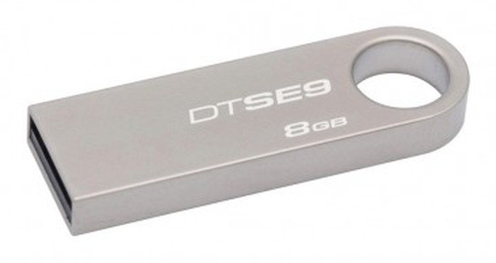 CLE USB KINGSTON 8GB USB 2.0 DataTraveler SE9 EN METAL