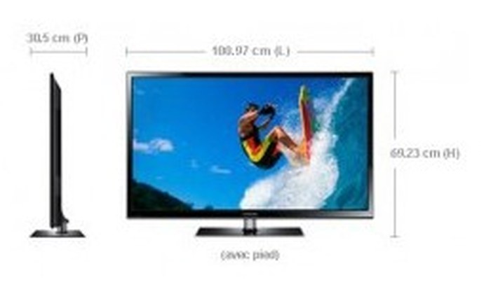TV PLASMA 43 POUCES 3D HD READY REAL BLACK PRO USB2.0 HDMIx2