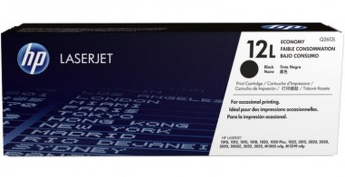 Cartouche économique de toner noir LaserJet authentique HP 12L (Q2612L)