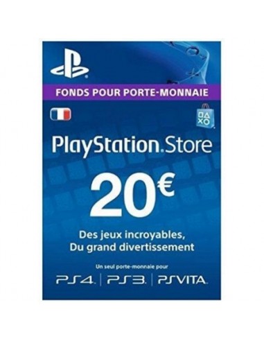 CARTE PRÉPAYÉE PLAYSTATION 20 EUROS