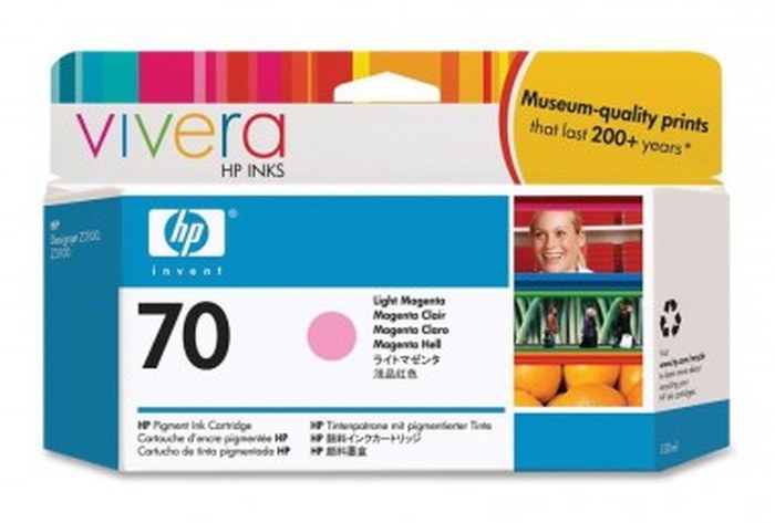 CARTOUCHE HP 70 LIGHT MAGENTA DJ Z2100/Z3100 130ML (C9455A)