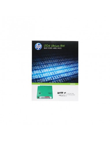 Lot d'étiquettes à code-barres réinscriptibles pour HP Ultrium 4 (Q2009A)