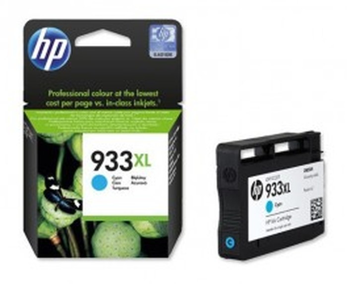 Cartouche d'encre Officejet cyan HP 933XL (CN054AE)