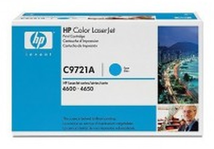 Cartouche d'impression cyan HP LaserJet 641A (C9721A)