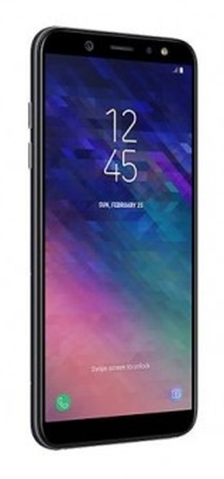 SAMSUNG Galaxy A6 /Noir /Octa-Core /1.6 GHz /5.6Pouce /1480 x 720 /Super AMOLED /16 Mpx - 16 Mpx /4 Go /64 Go /4G /3000 mAh