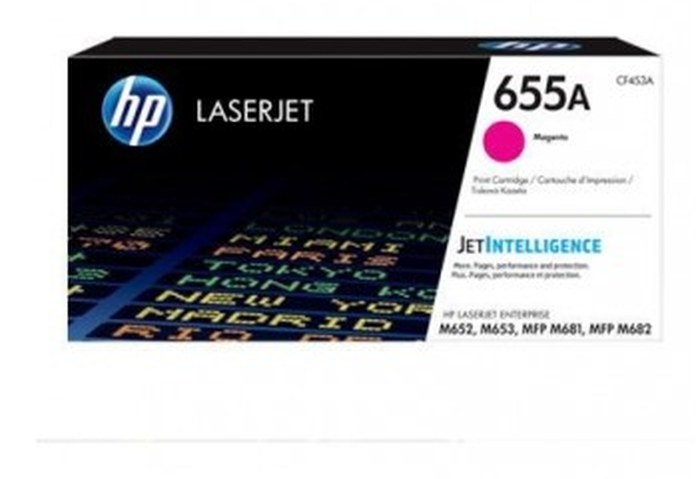 Toner HP 655A Original LaserJet /Magenta /Laser /10500 pages /HP Color LaserJet Enterprise M652n - M652dn - M653dn - M681f