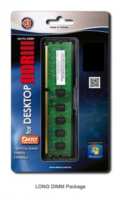 Mémoire RAM dimm DATO PC Bureau 8Go DDR3L (1.35V) 1333/1600MHz