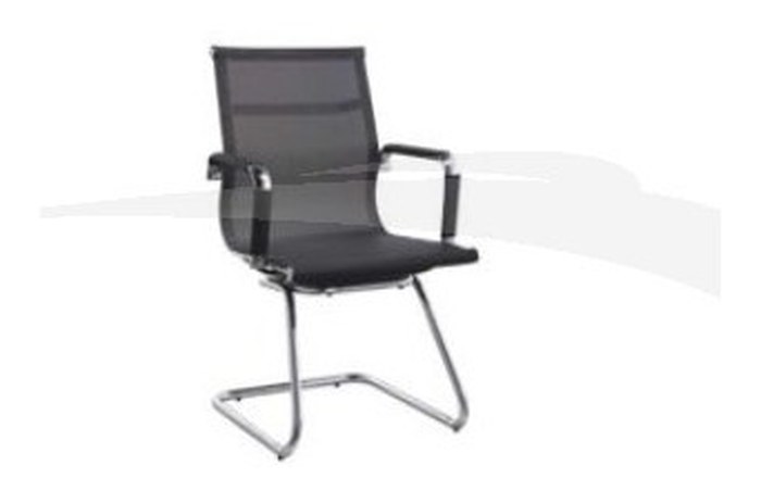 Fauteuil visiteur en mesh NOIR