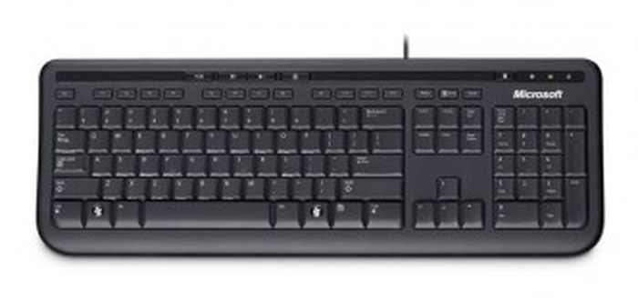 MS Wired Kbrd 600 USB Port French Hdwr Black (ANB-00007)