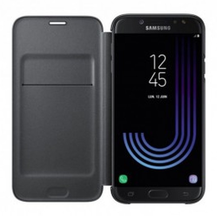 Étui à rabat noir pour Galaxy J7 2017 (EF-WJ730CBEGWW)