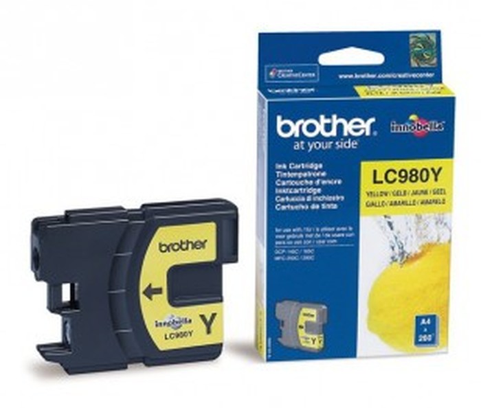 Cartouche brother LC980Y YELLOW
