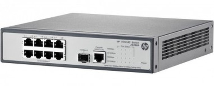Switch Administrable HP 8 ports Ethernet 10/100/1000 + 1 port SFP (JG348A)