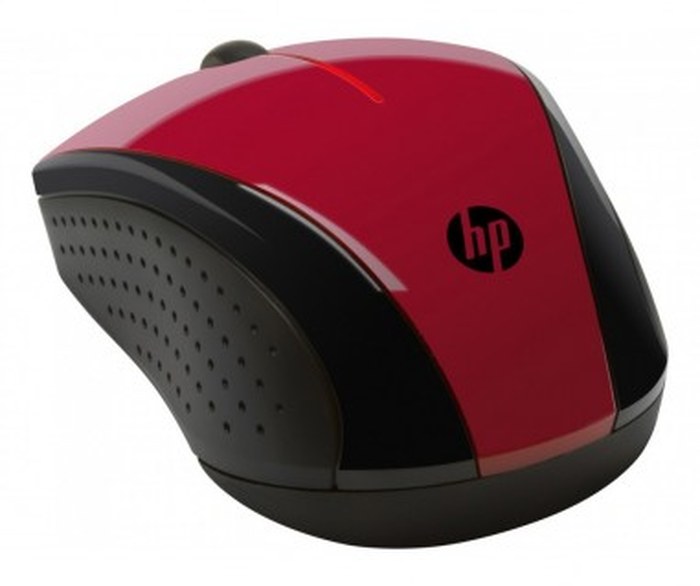 HP X3000 Red BS Wireless Mouse (N4G65AA)