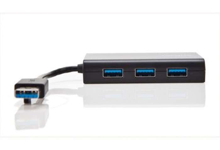 Hub Usb 3 0 Hub Gigabit Ethernet Noir