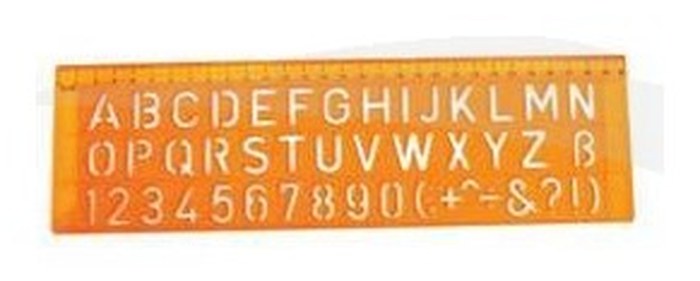 TRACE LETTRE - DELI - 30 cm