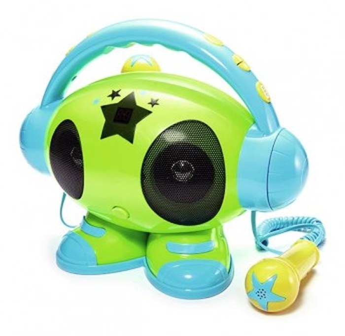 Enceinte USB Reader Robot Vert