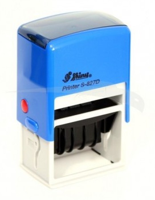 Dateur automatique Shiny Printer S-827D format empreinte 50 mm x 30 mm 4 lignes