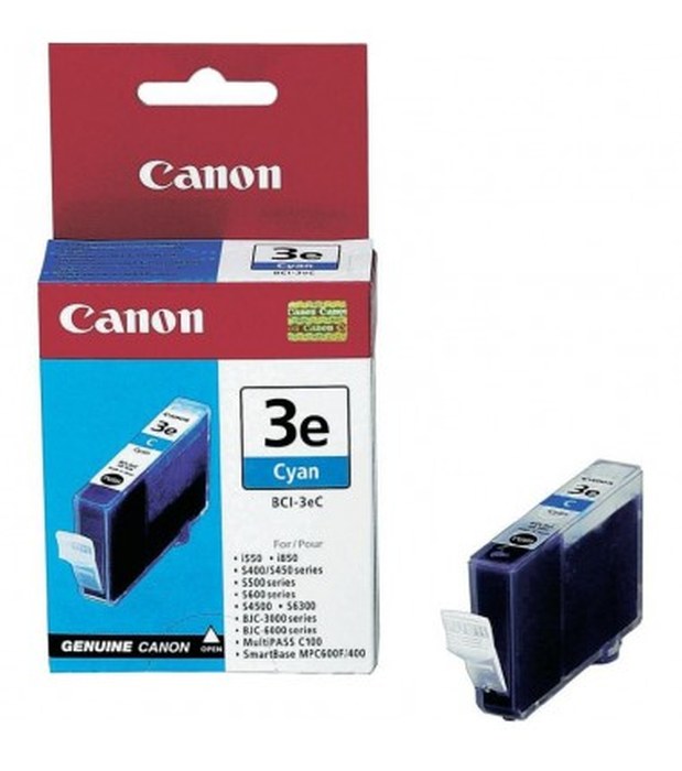 Cartouche d'encre d'origine Cyan Canon BCI-3eC