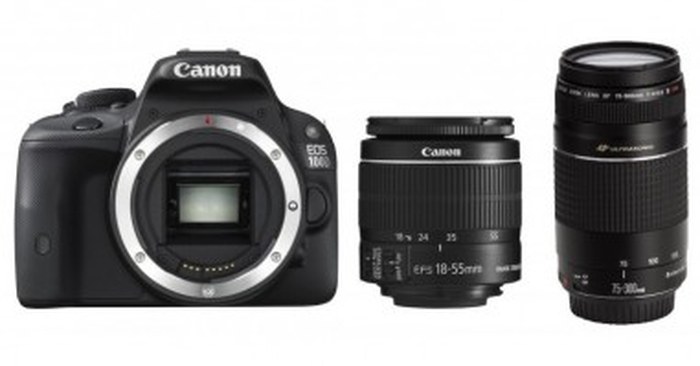 Reflex Canon EOS 100D + Objectif 18-55mm DC III + Objectif 75-300mm DC III