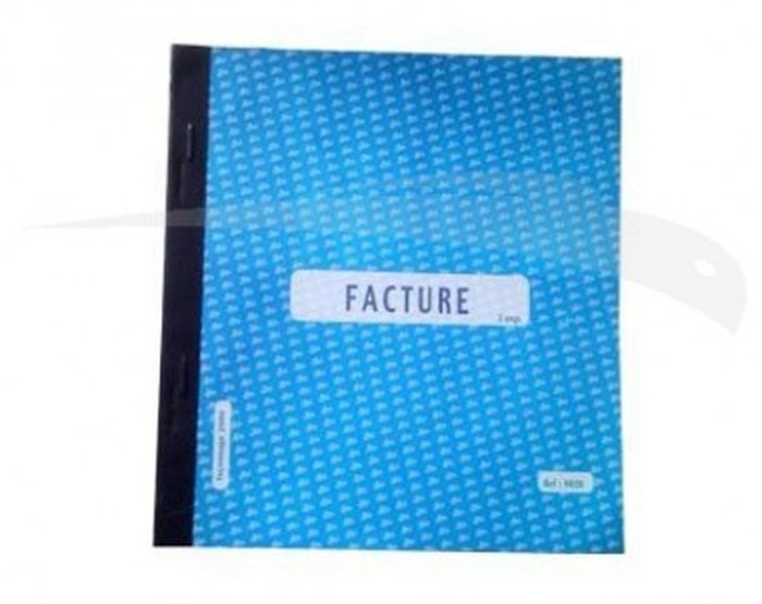 MANIFOLDS \" FACTURE \" - 75 FEUILLES - 19 x 12,5 cm - Lot de 5 manifolds