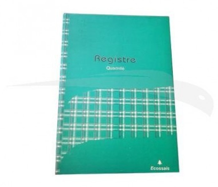 REGISTRE QUADRILLE 2 MAINS - A4 - 80g - Lot de 3 registres