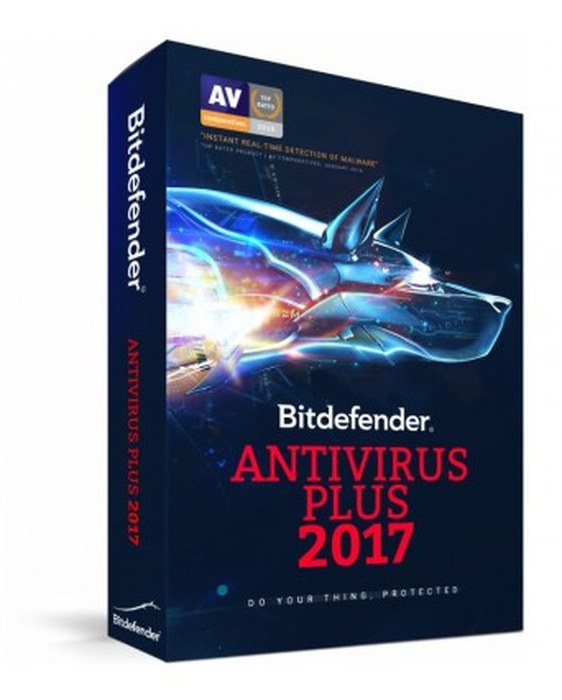 Bitdefender Antivirus Plus 2017 - 1 an / 3 postes (Version Boîte avec DVD)