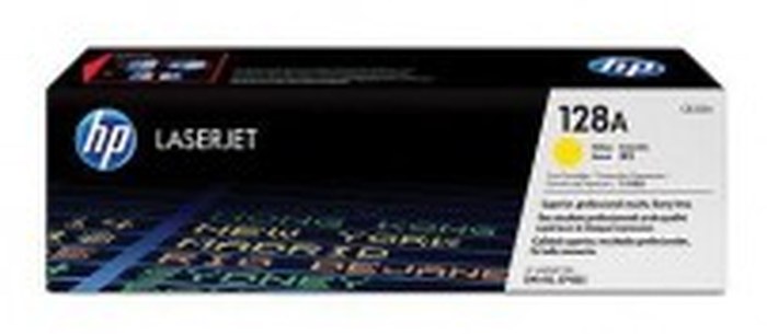 Cartouche d'encre jaune HP LaserJet 128A (CE322A)
