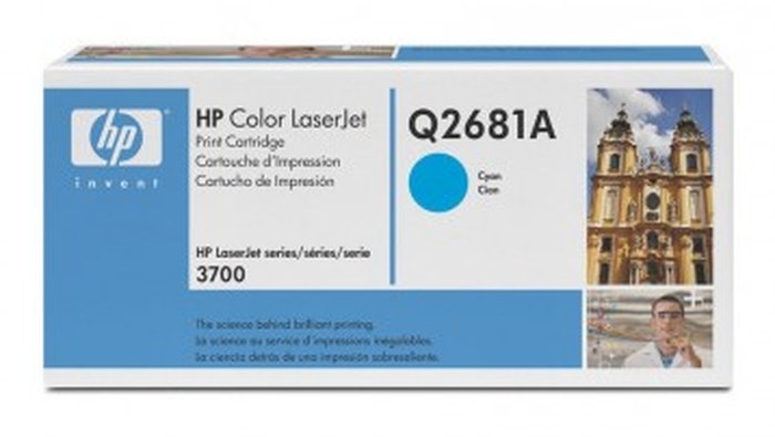 HP TONER CYAN COLOR LASERJET 3700 (Q2681A)