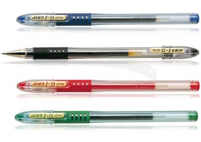 STYLO PILOT G1 GRIP - ENCRE GEL - BOITE DE 12 STYLOS