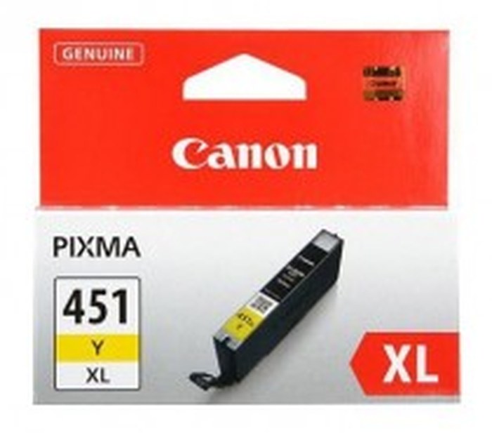 Cartouche d'encre d'origine Canon CLI-451XL Y Jaune