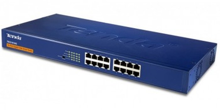 Switch Non Administrable Tenda TEG1016G 16 ports Gigabit 10/100/1000 Mbps - 19\" rackable
