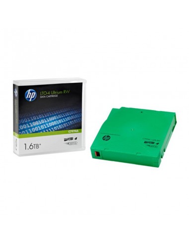 Bande de sauvegarde HP LTO-4 Ultrium 1,6 TB RW réinscriptible (C7974A)