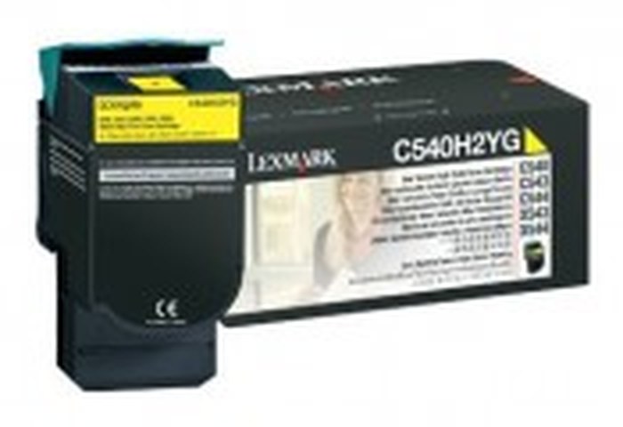 C54x, X54x TONER Jaune haute capacité (2K) (C540H2YG)