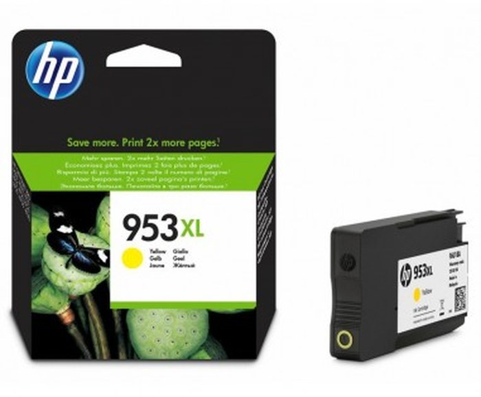 HP 953XL High Yield Yellow Original Cartouche (F6U18AE)