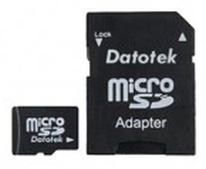 Carte mémoire DatoTek Micro-SDHC 128Go Classe 10 avec Adaptateur
