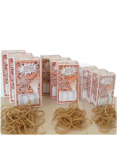 ÉLASTIQUES DUVRAI - 25g - 60 X 2 mm - lot de 10 boîtes