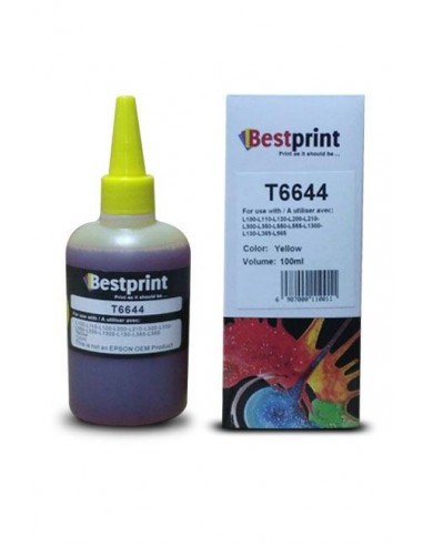 Bouteille d'encre BESTPRINT Serie L /Yellow /100 ml /C13T66444A