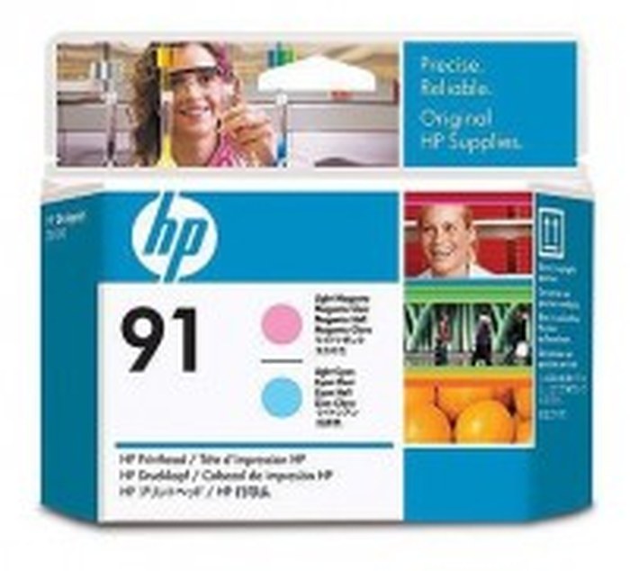 HP 91 Light Magenta and Light Cyan tete d'impression (C9462A)