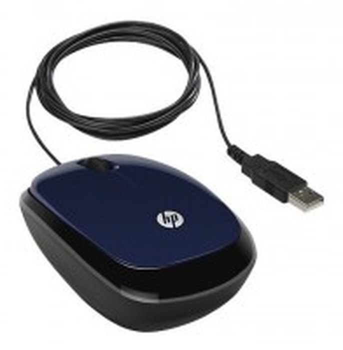 HP X1200 Wired Blue Mouse (H6F00AA)