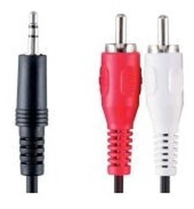 3.5MM Stereo Audio Cable 3.5MM M - 2X RCA M 2.0M
