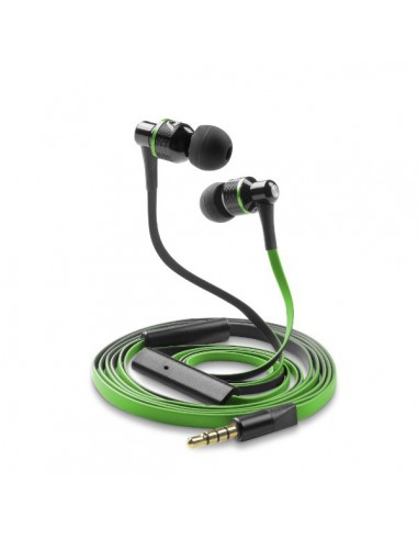 ECOUTEUR CELLULAR LINE ANTIBRUIT VERT