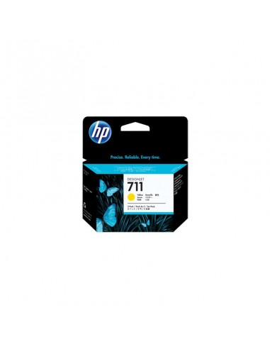 Lot de 3 cartouches d'encre jaune 29 ml HP 711 (CZ136A)