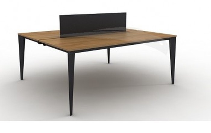 BUREAU Exen Workstation 2 postes EXM0112W(00) 120 x 140 x 75 cm